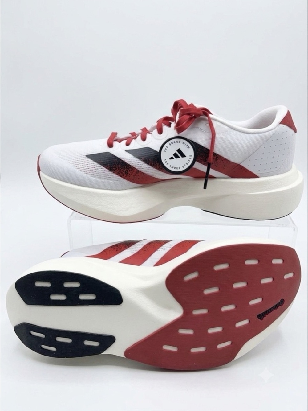 Adidas Adizero Evo SL NC State Wolfpack Red / White JQ4571